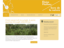 Tablet Screenshot of eloisamatheu.com